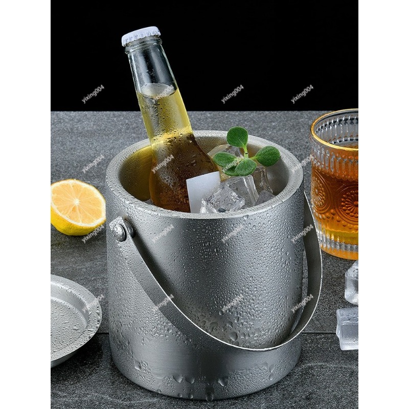 Wine Beer Cooler - Balde de gelo térmico de aço