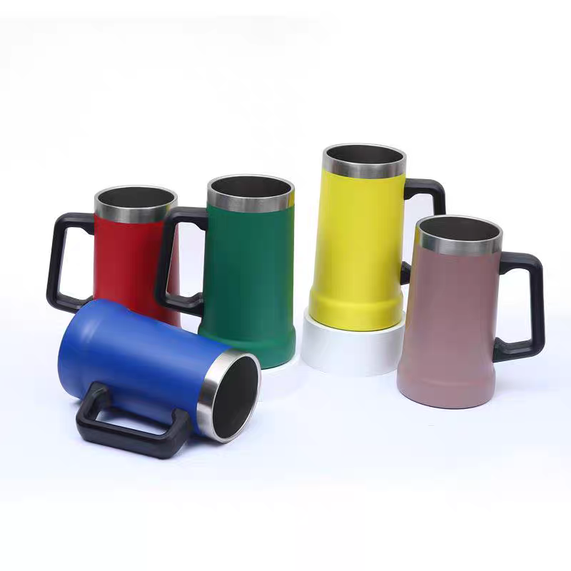 Beer Mug Handled - Caneca de Cerveja em Aço Inoxidável