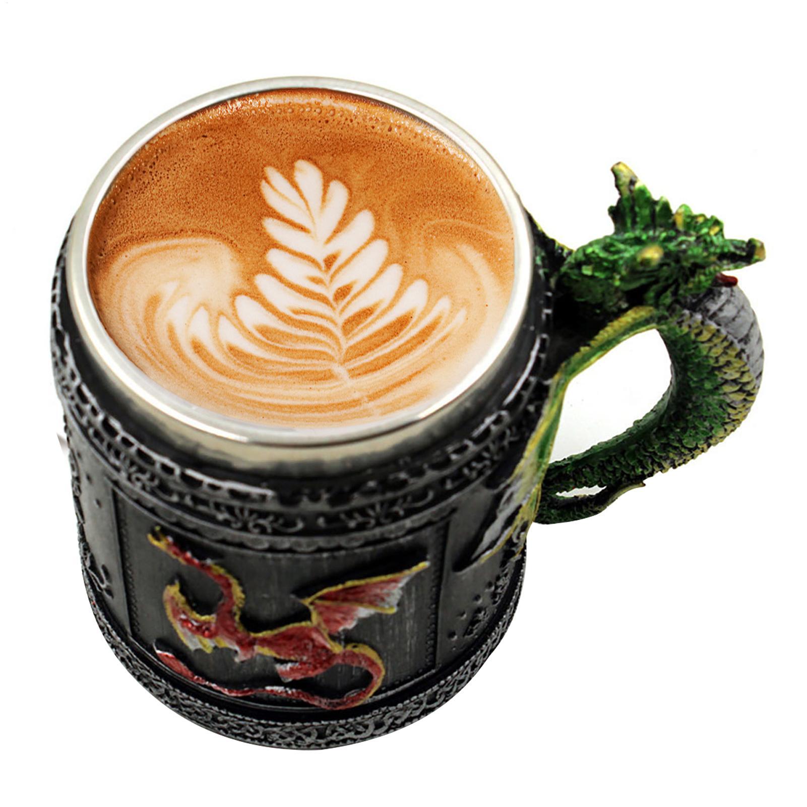 Caneca de dragão gótica, copos - Wine Beer Coffee Drink avaliação e preço