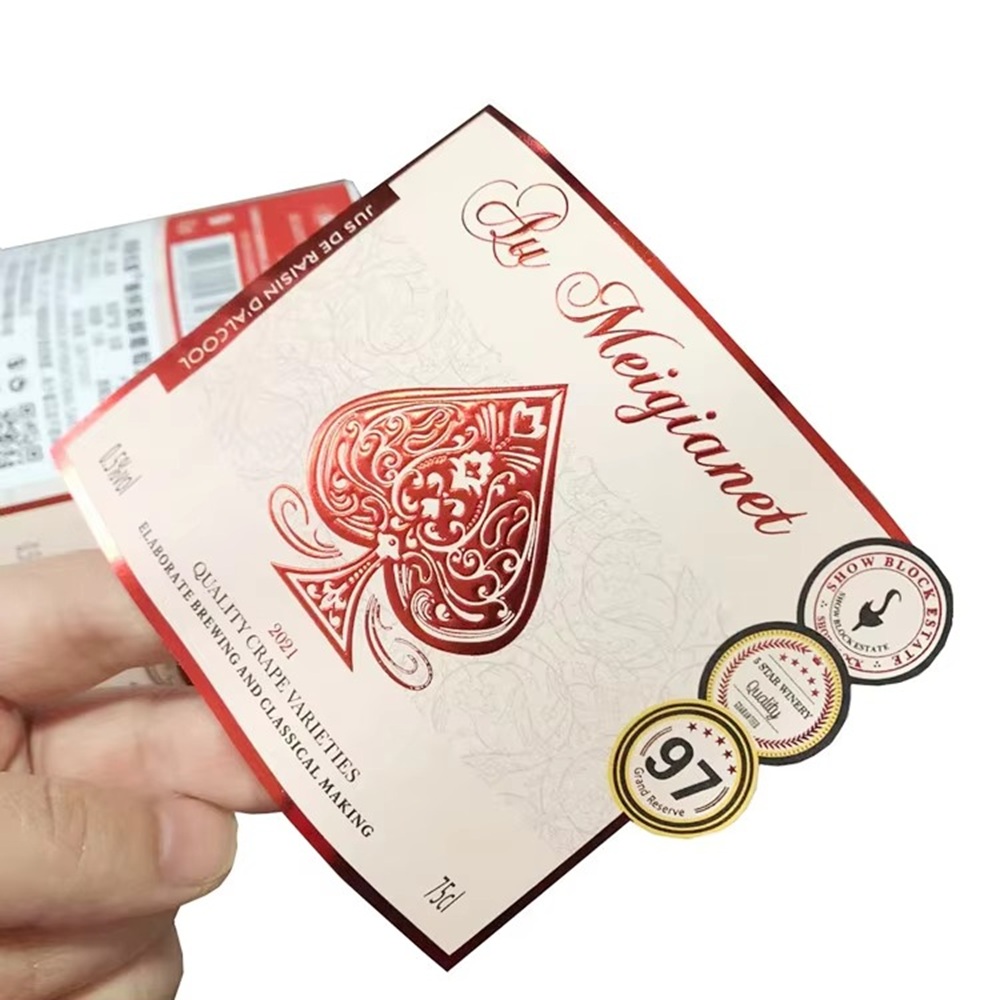 Etiquetas de garrafas de marca - Wine Beer Brand avaliação e preço