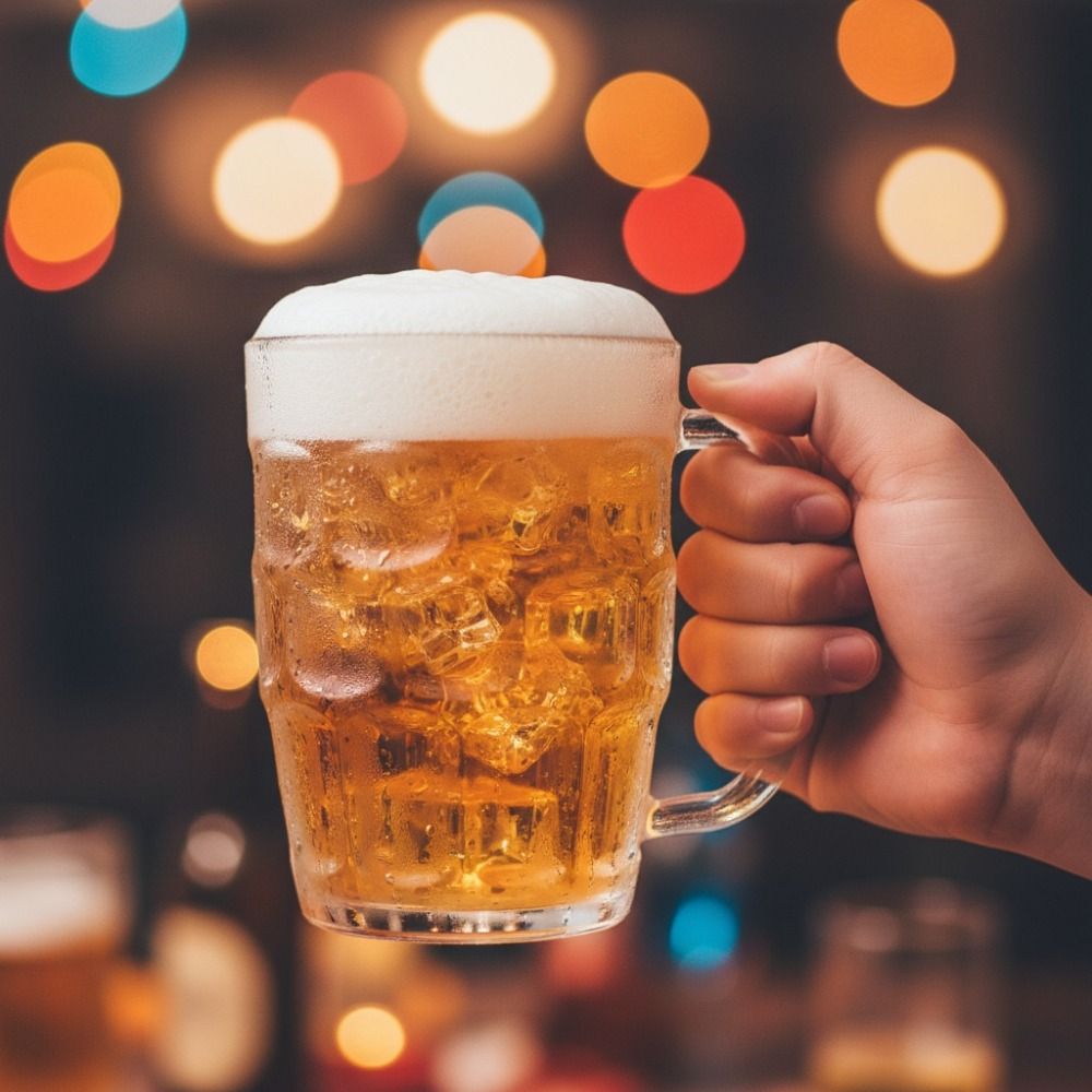 Copo de Cerveja Criativo de Pl - Beer Mug Handled avaliação e preço